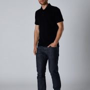 BLA535M罗纹领黑色