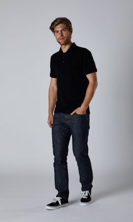 BLA535M罗纹领黑色